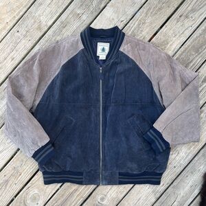 Northwest Blue and Gray Leather Jacket